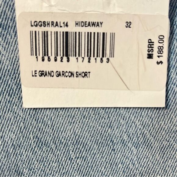 NEW Frame Le Grand Garçon Short in Hideaway Size 32 - Picture 6 of 10